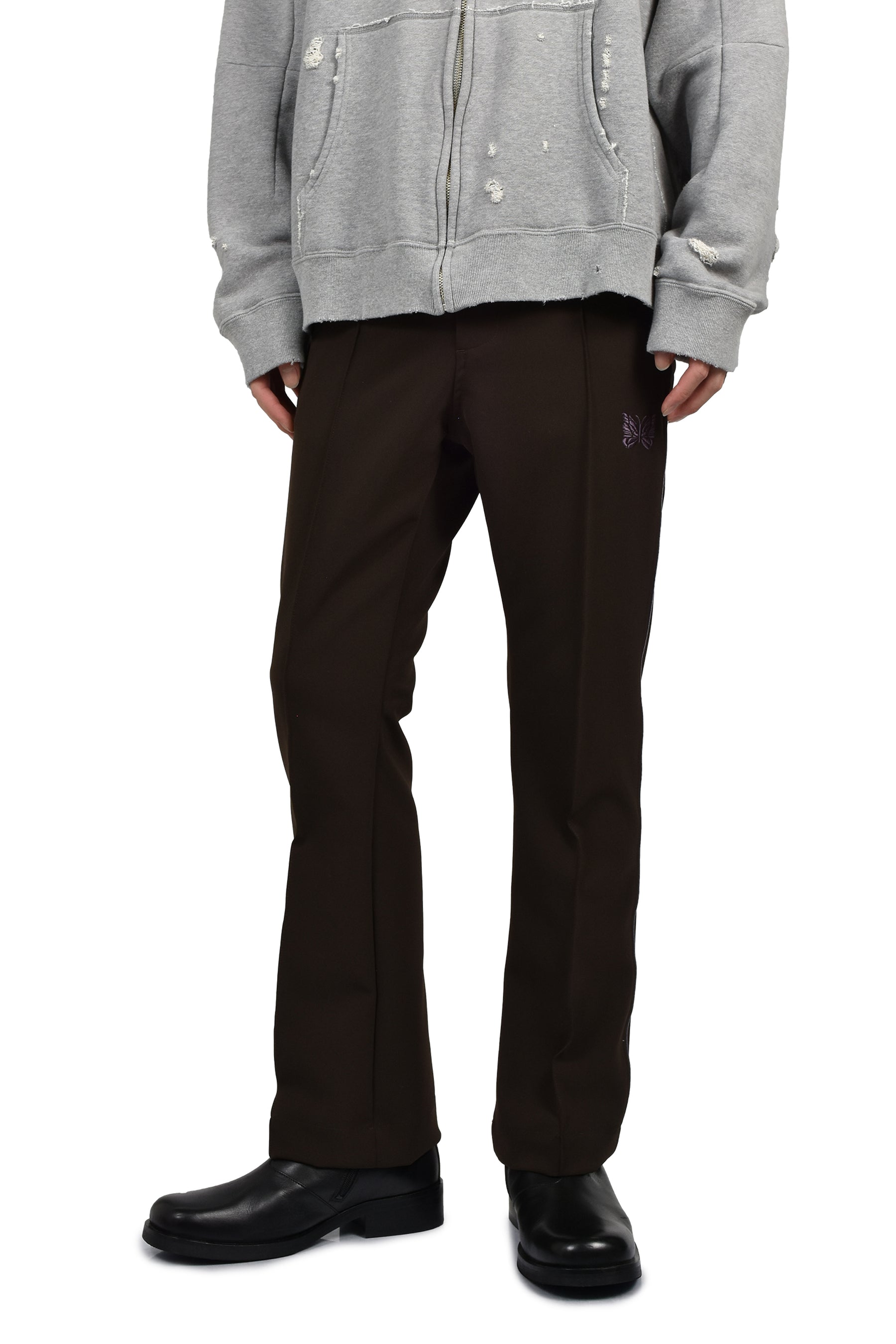 PIPING COWBOY PANT - POLY DOUBLE CLOTH / BRW