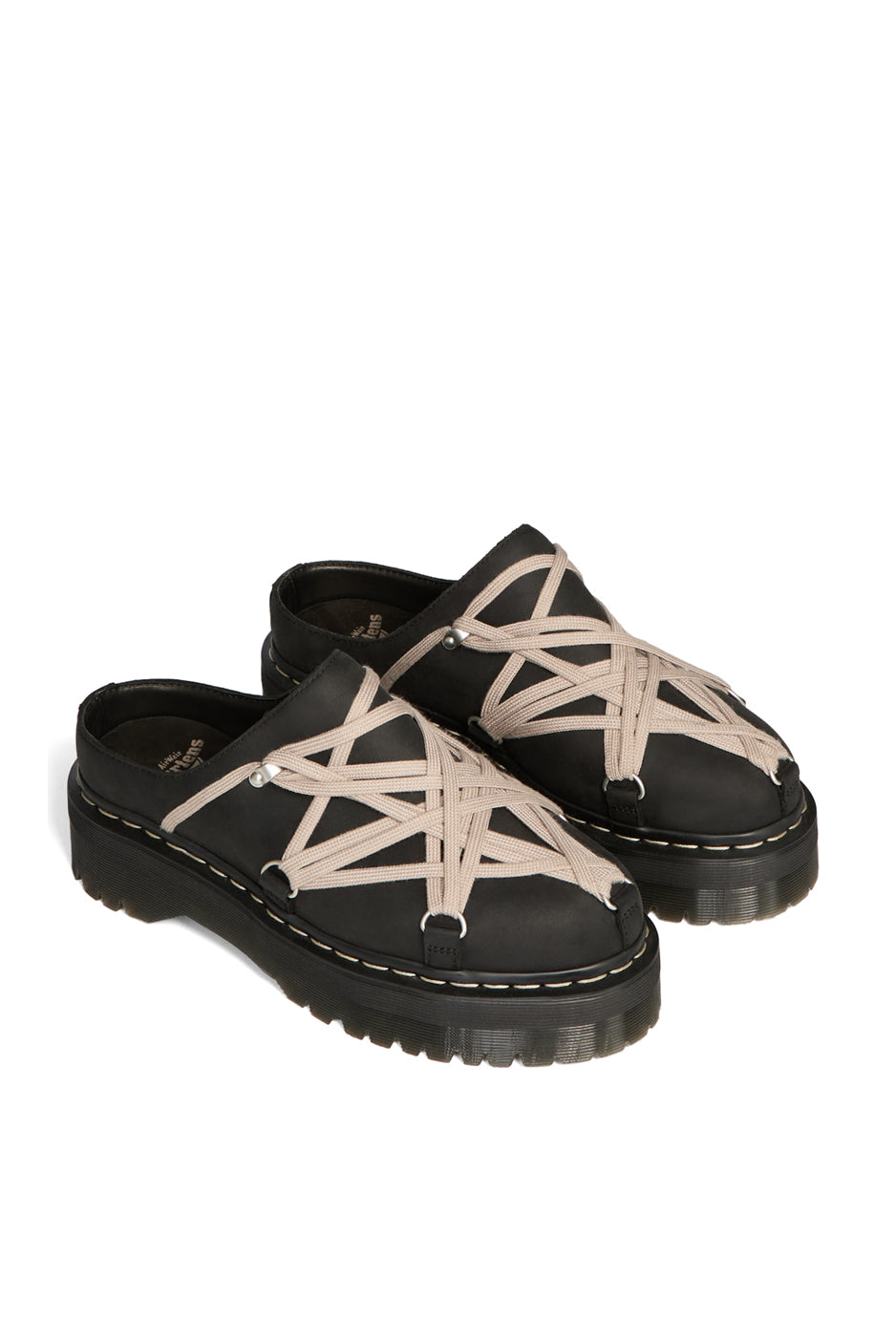 QUAD SOLE MEGALACE_ MULE / BLK