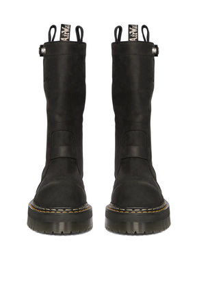 QUAD SOLE PULL ON BOOT / BLK
