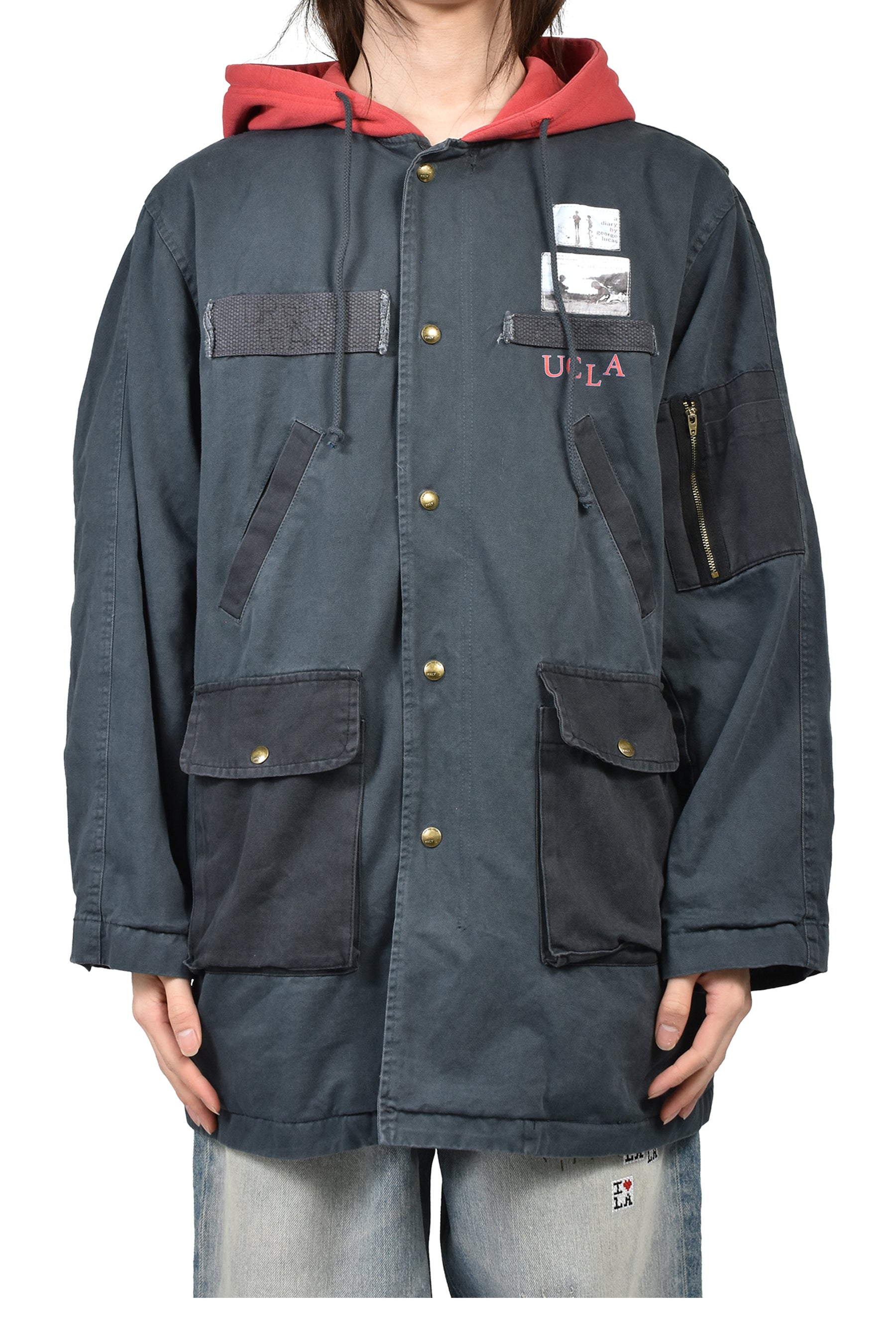 RAIN PEOPLE M51 FIELD JACKET / NVY