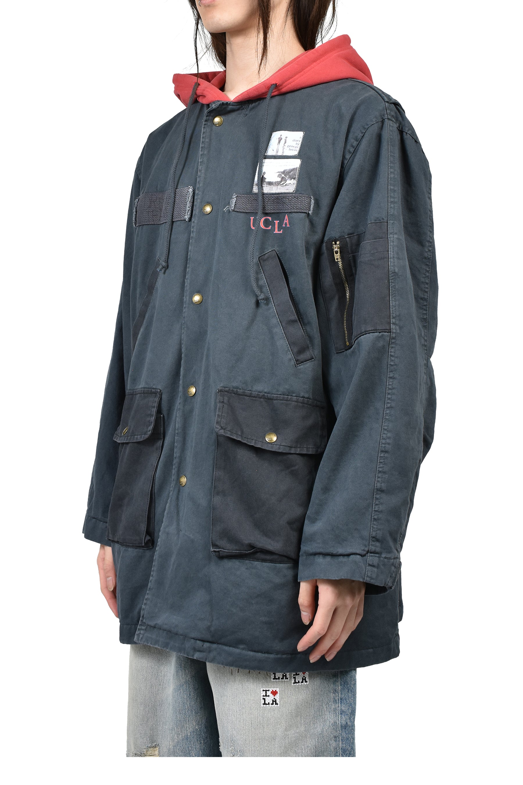 RAIN PEOPLE M51 FIELD JACKET / NVY