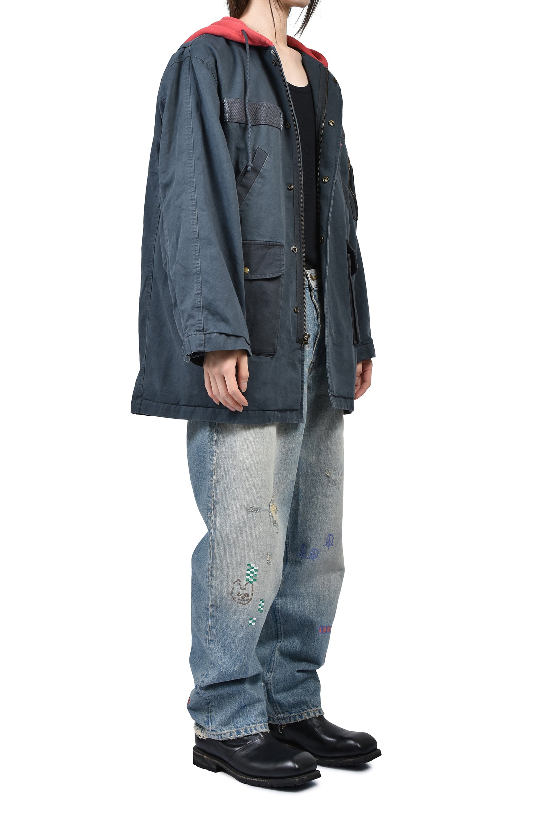 RAIN PEOPLE M51 FIELD JACKET / NVY