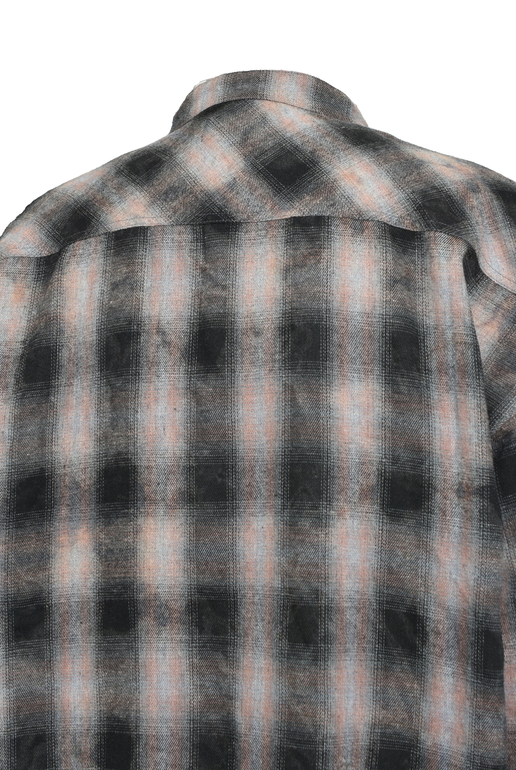 COLLAR LESS SHIRT / RED