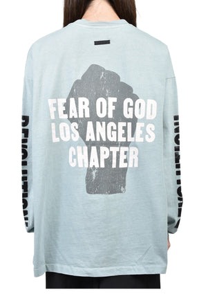 RELAXED LS "DISCIPLE" TEE / FLINT