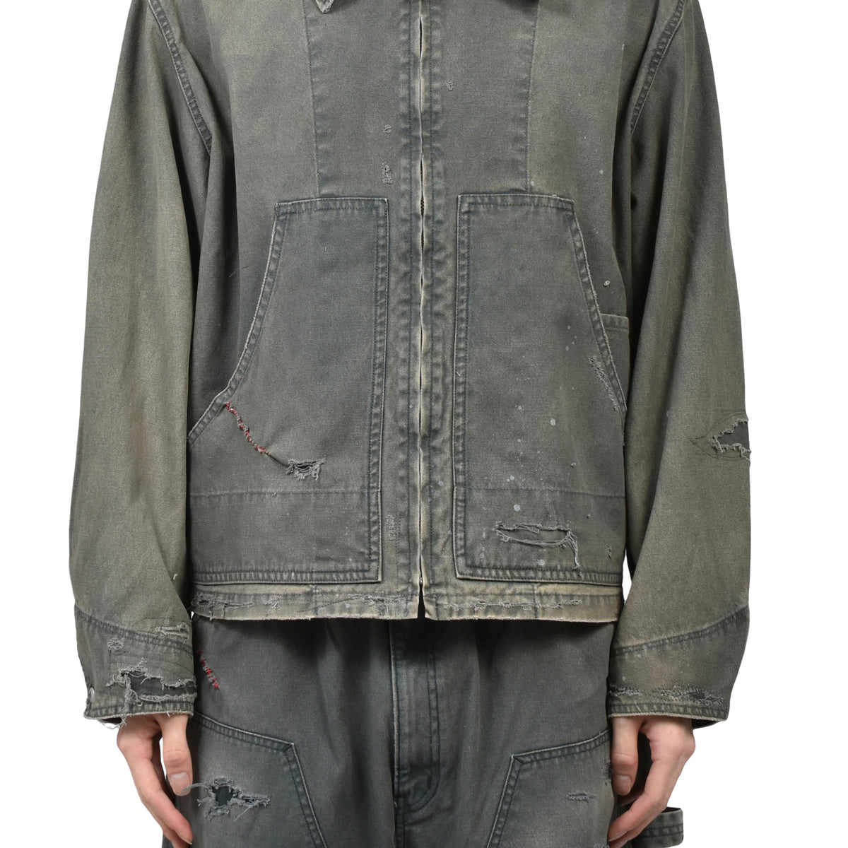 ANACHRONORM アナクロノーム FW25 REMAKED DETROIT DUCK JACKET / BLK