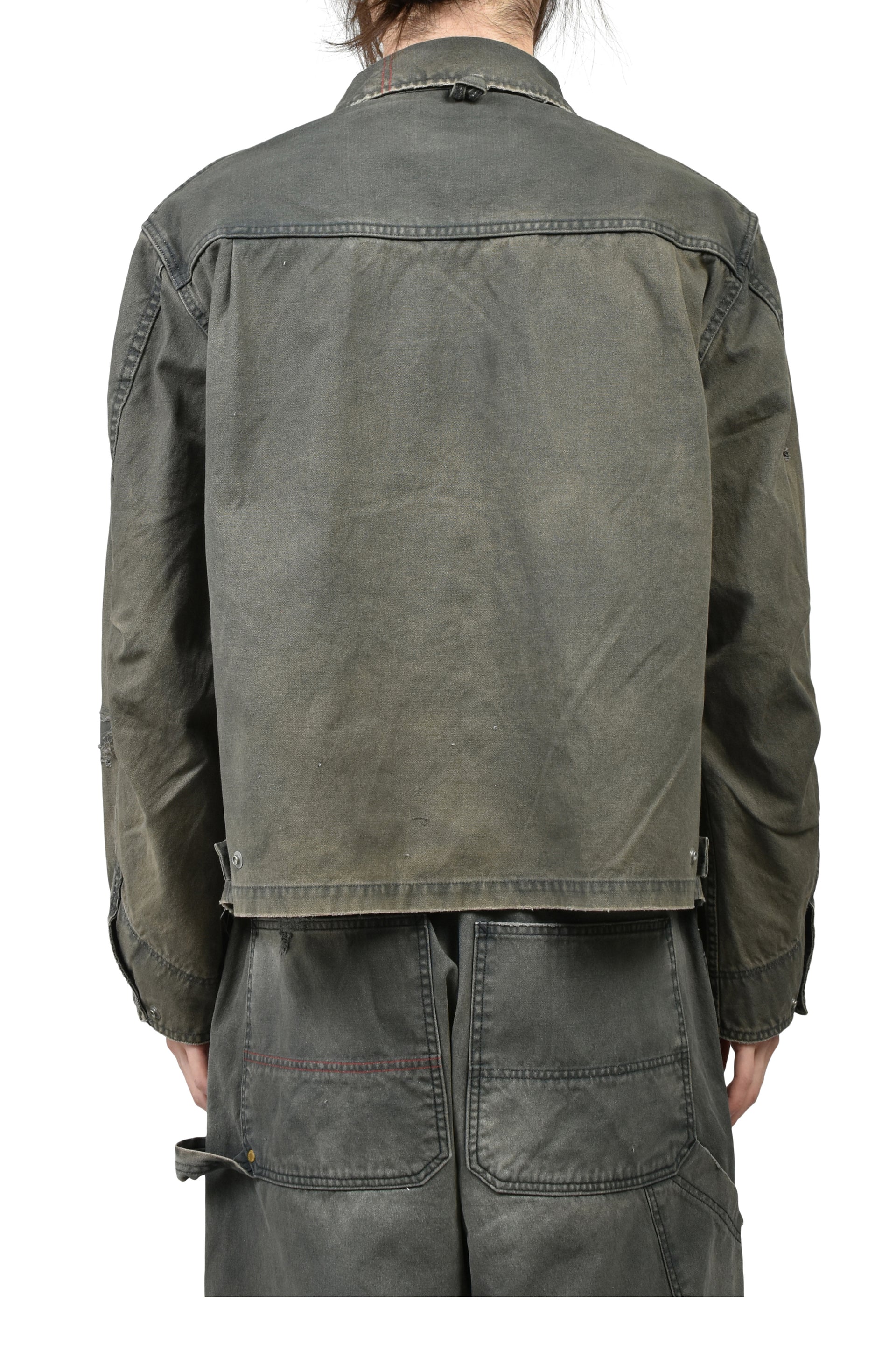 REMAKED DETROIT DUCK JACKET / BLK