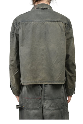 REMAKED DETROIT DUCK JACKET / BLK