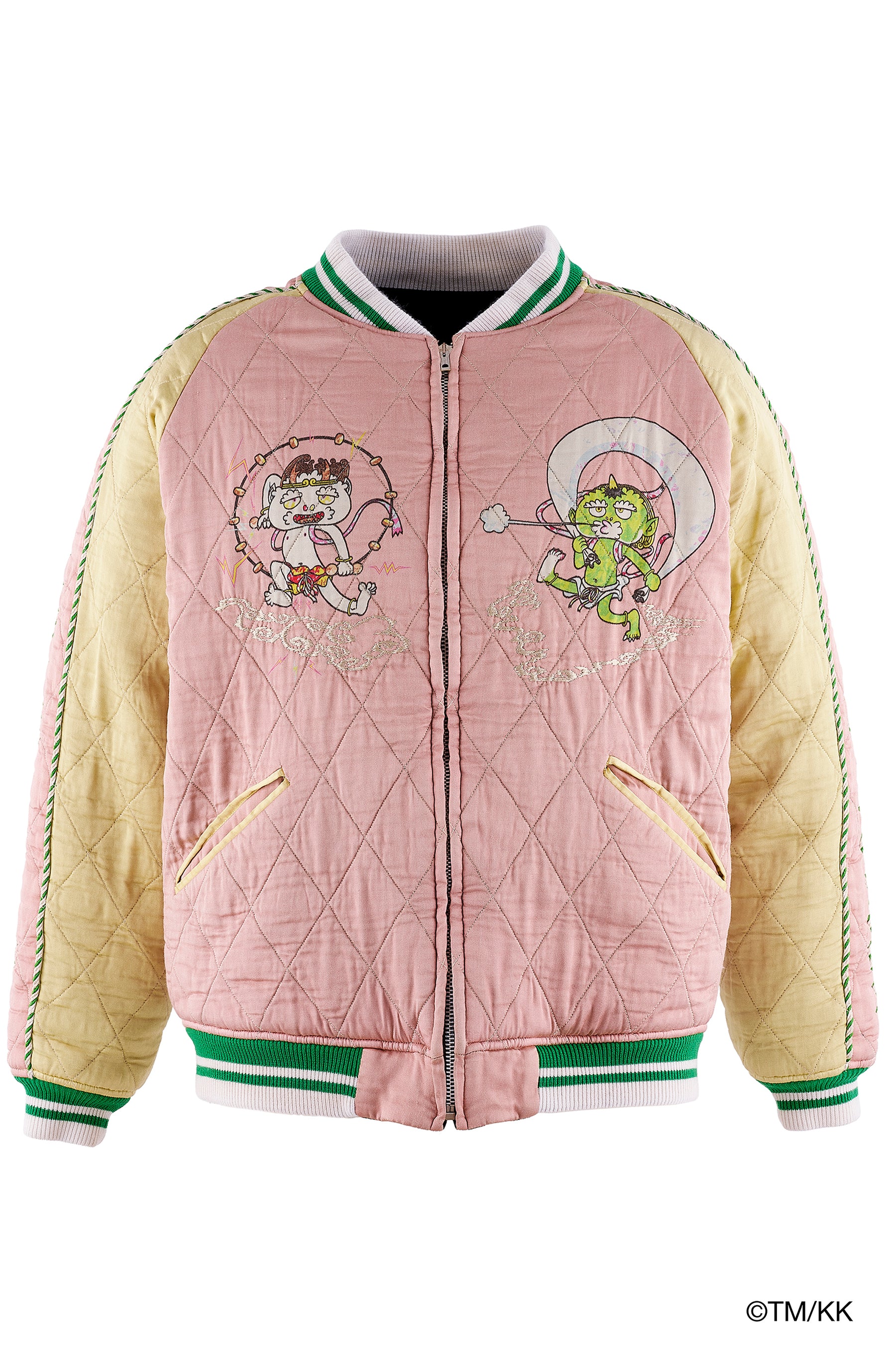 REVERSIBLE SKA JAMBER / BLK PNK