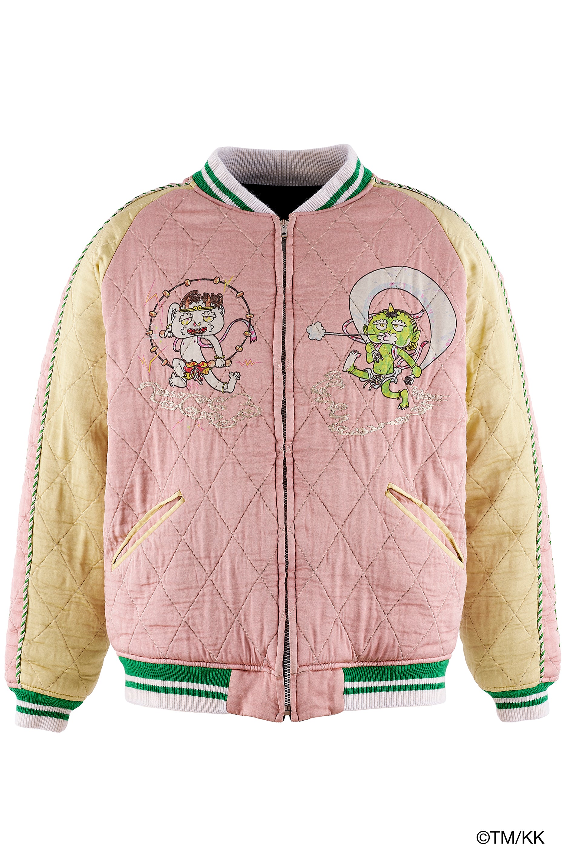 REVERSIBLE SKA JAMBER / BLK PNK