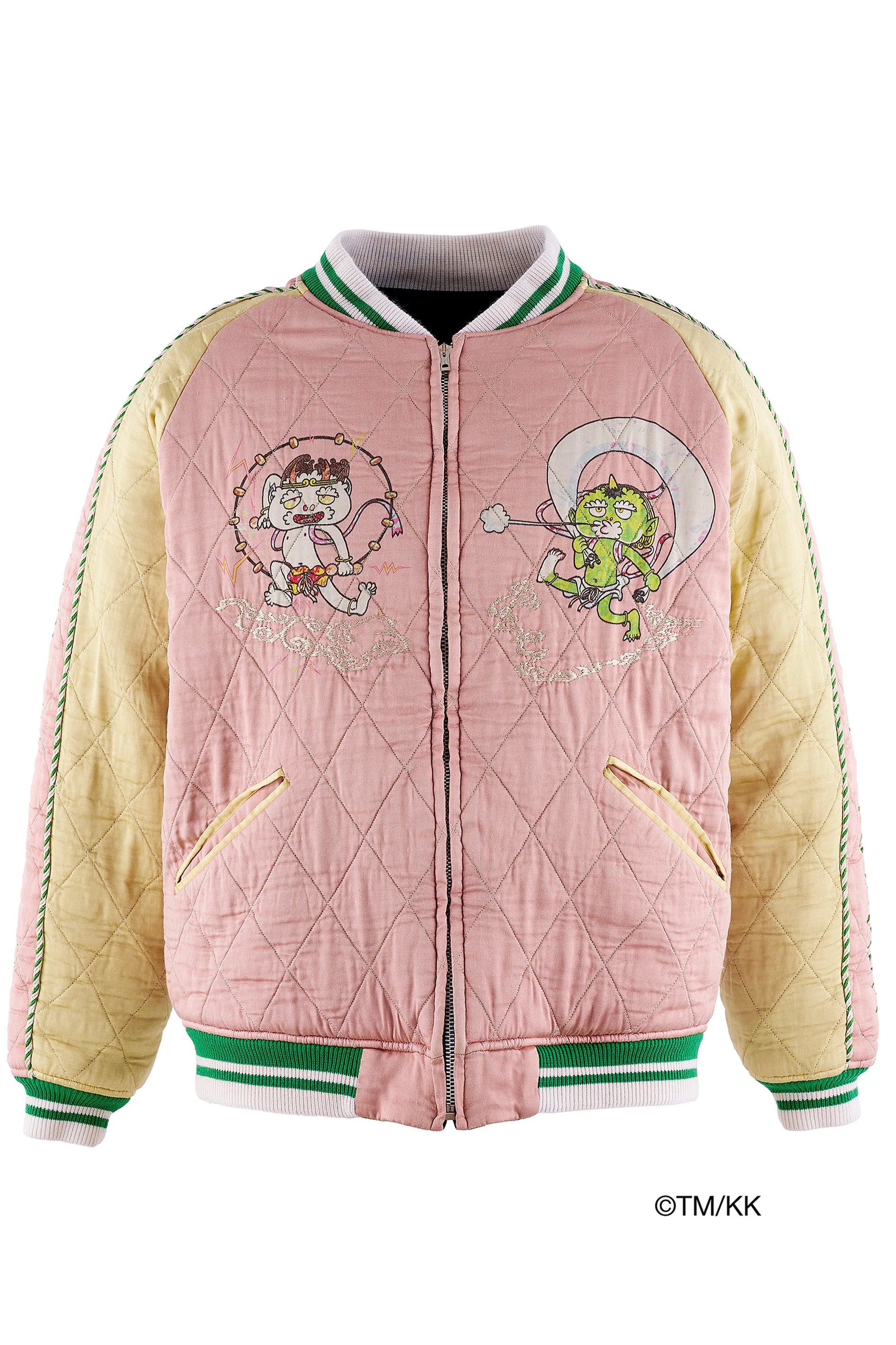 REVERSIBLE SKA JAMBER / BLK PNK