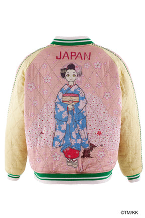 REVERSIBLE SKA JAMBER / BLK PNK