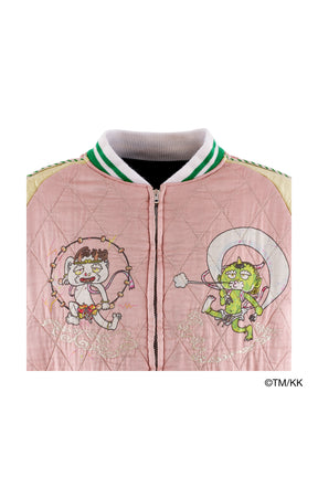 REVERSIBLE SKA JAMBER / BLK PNK