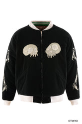 REVERSIBLE SKA JAMBER / BLK PNK