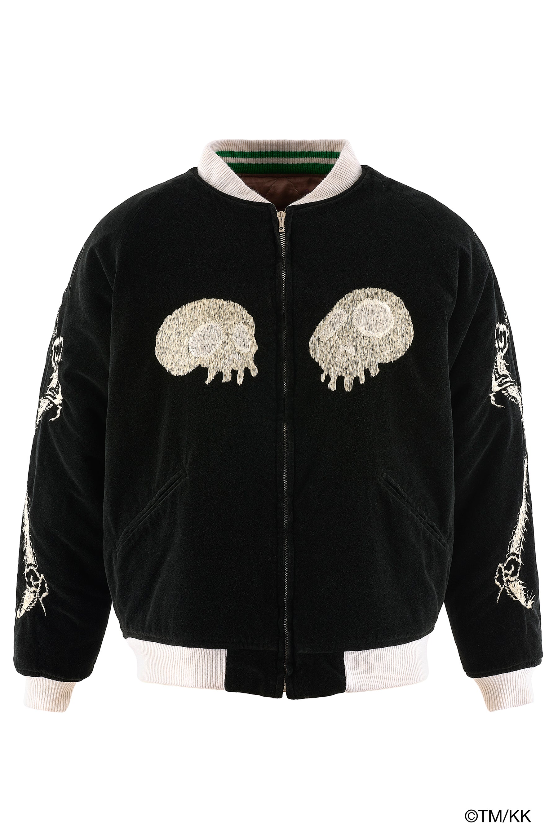 REVERSIBLE SKA JAMBER / BLK PNK