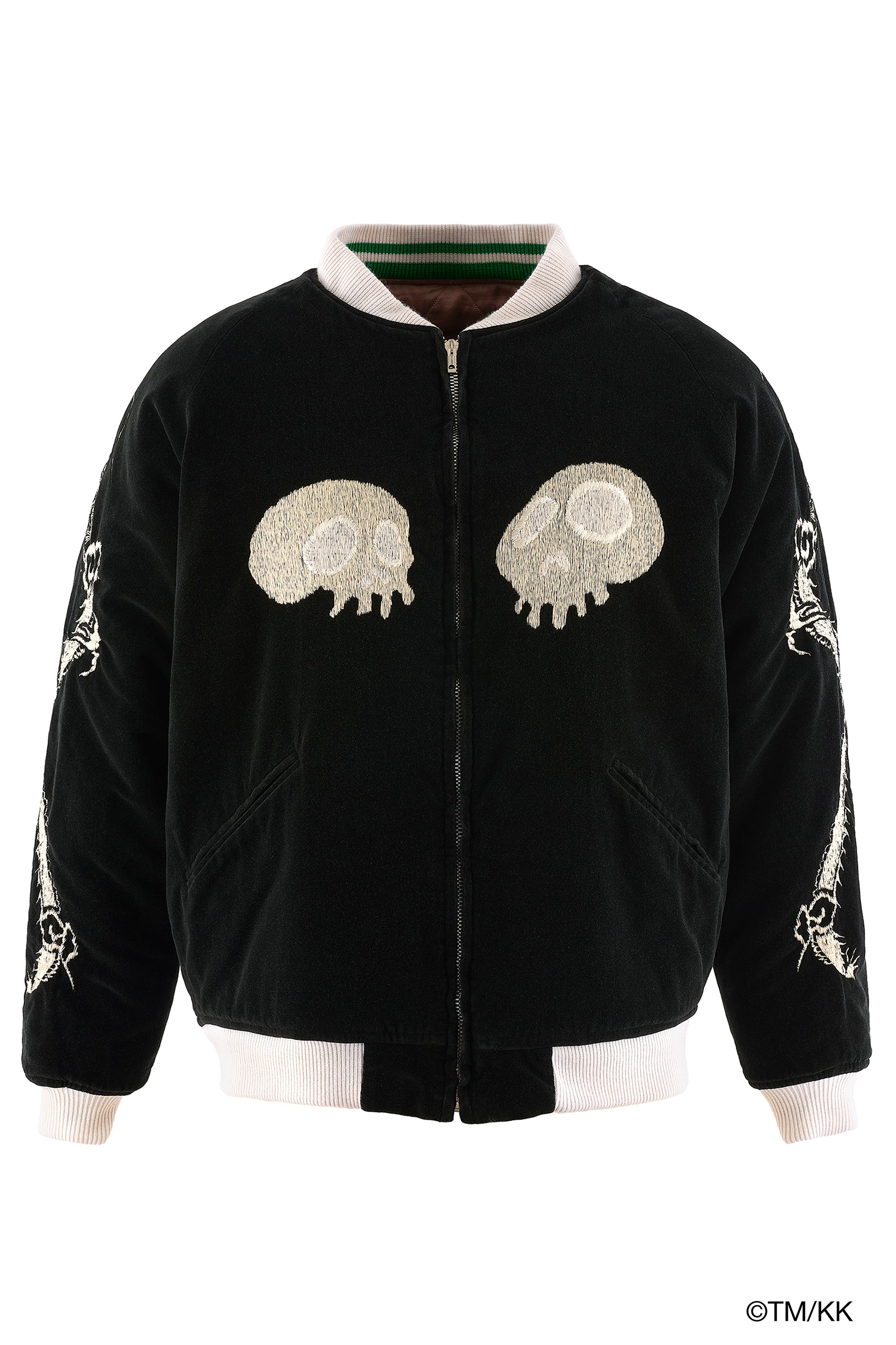 REVERSIBLE SKA JAMBER / BLK PNK