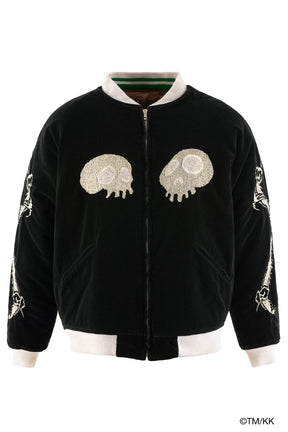 REVERSIBLE SKA JAMBER / BLK PNK