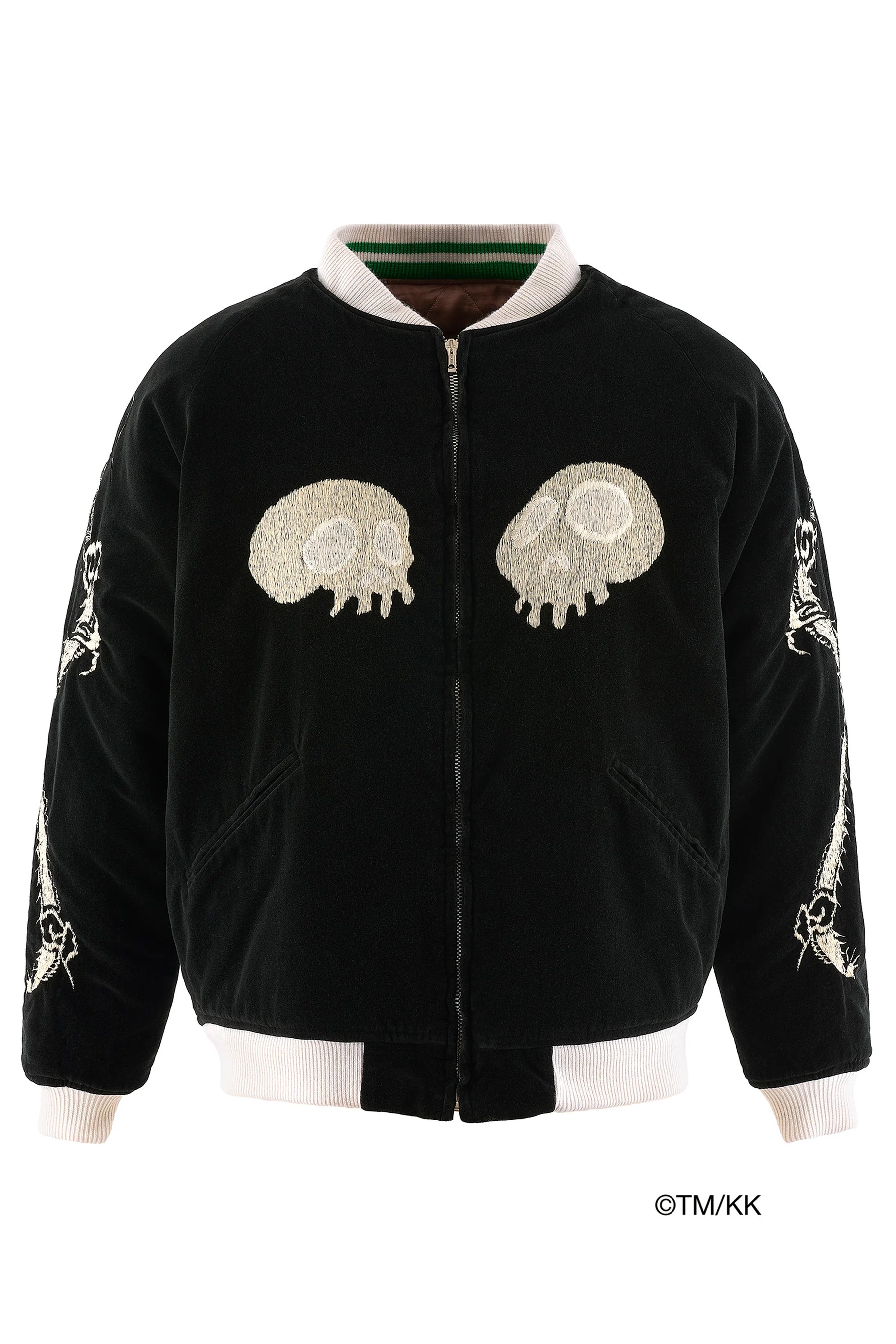 REVERSIBLE SKA JAMBER / BLK PNK
