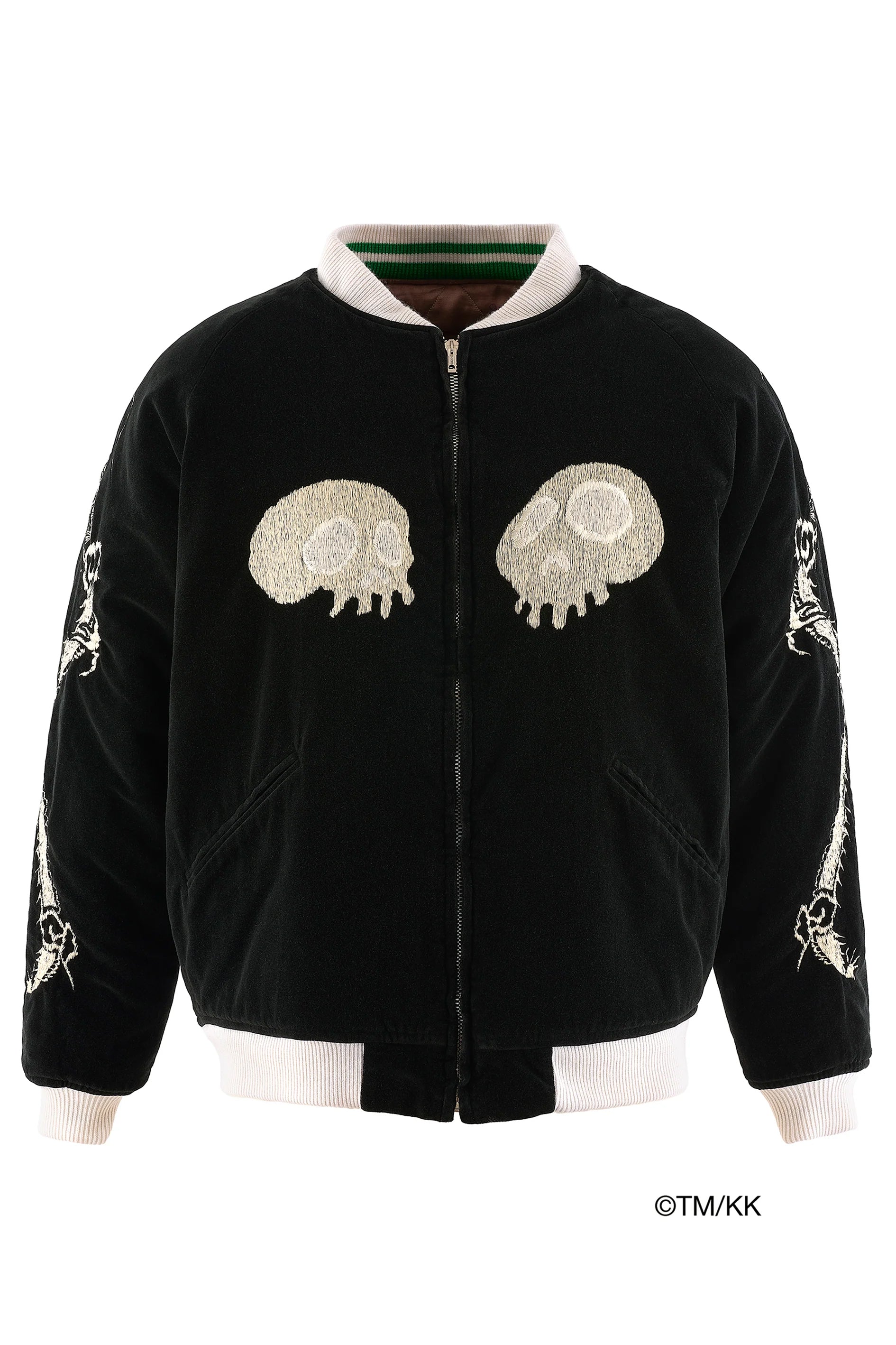 REVERSIBLE SKA JAMBER / BLK PNK