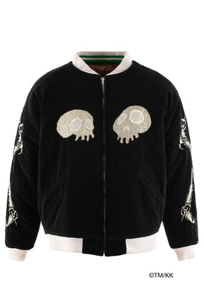 REVERSIBLE SKA JAMBER / BLK PNK
