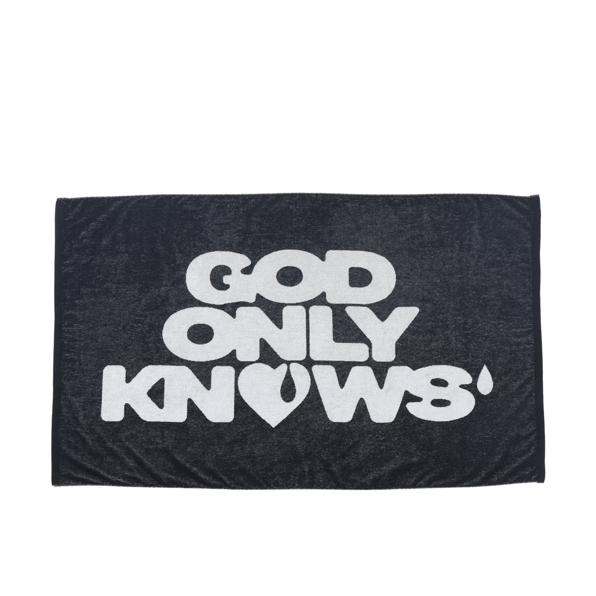 GOD ONLY KNOWS ☺︎︎︎︎SIGNATURELOGOBEACH TOWEL GOD ONLY KNOWS ゴッド オンリー ノウズ SS26 SIGNATURE LOGO BEACH