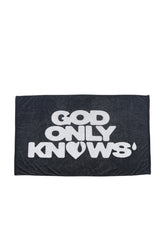 SIGNATURE LOGO BEACH TOWEL / BLK