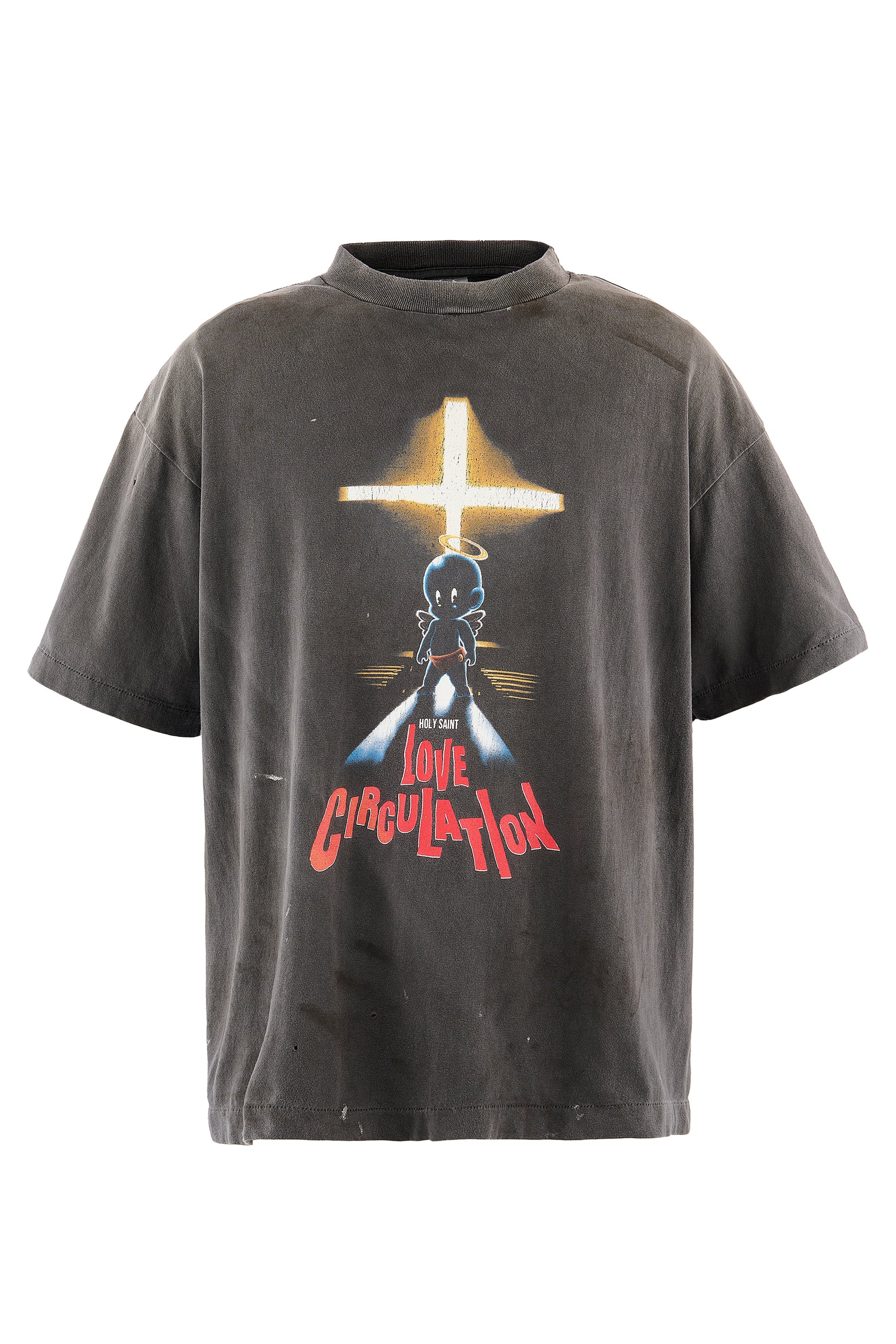 SS T-SHIRT/LOVE CICULATION / BLK