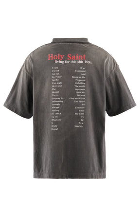SS T-SHIRT/LOVE CICULATION / BLK