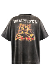 SS T-SHIRT/BEATIFUL / BLK