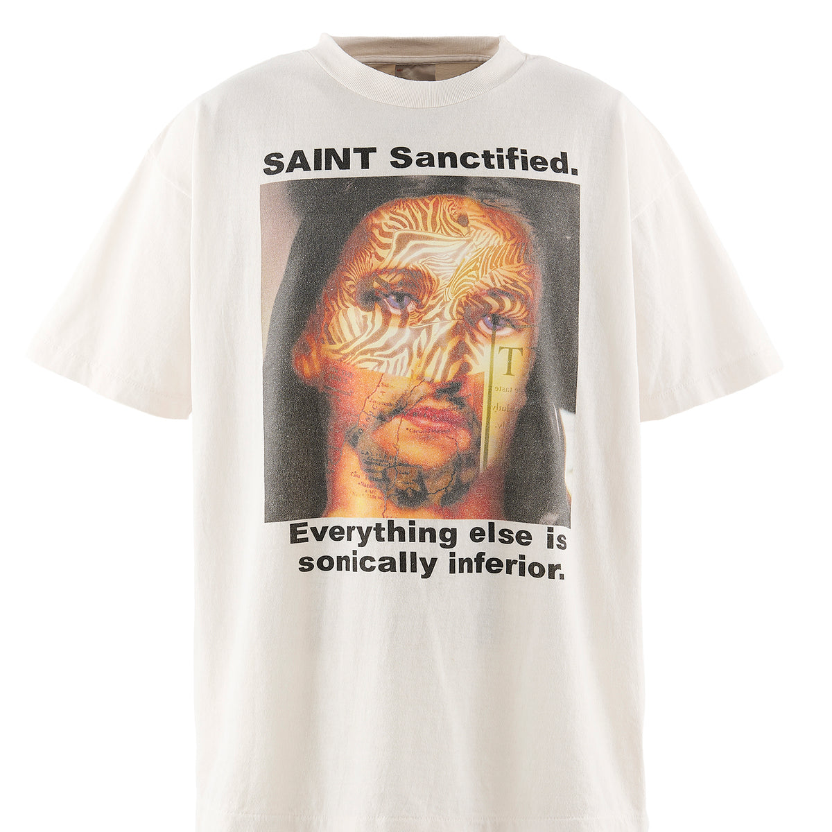 SAINT Mxxxxxx セントマイケル FW26 7th SS T-SHIRT/SANCTIFIED / WHT