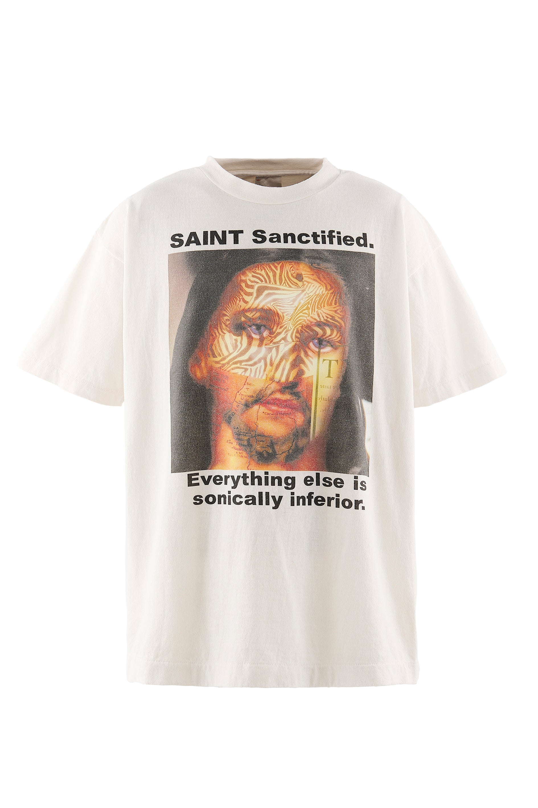 SS T-SHIRT/SANCTIFIED / WHT