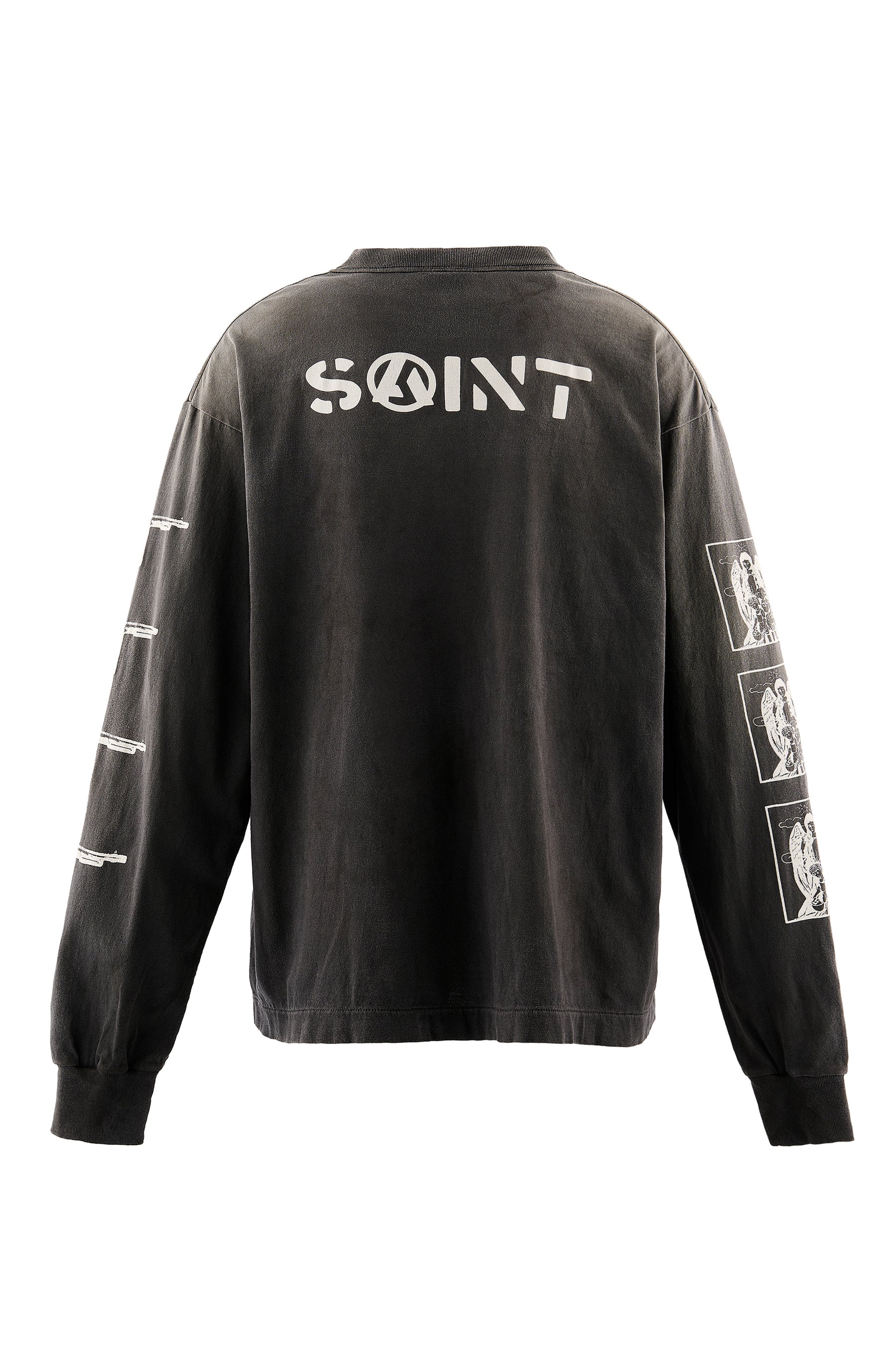 LS T-SHIRT/PEACE / BLK