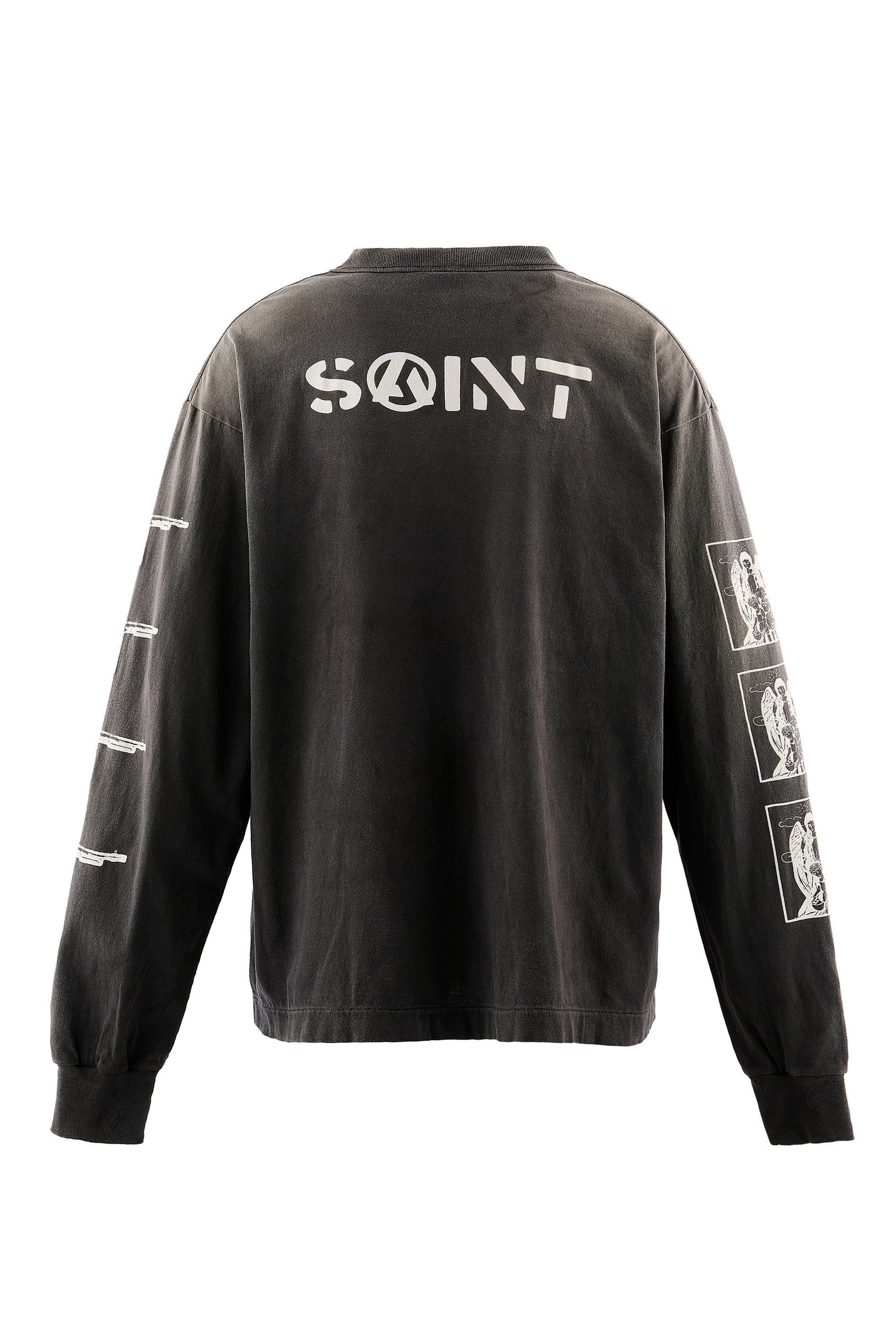 LS T-SHIRT/PEACE / BLK
