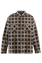 SAINT Mxxxxxx セントマイケル FW26 8th PRINT CHECK SHIRT / BLK/GRY
