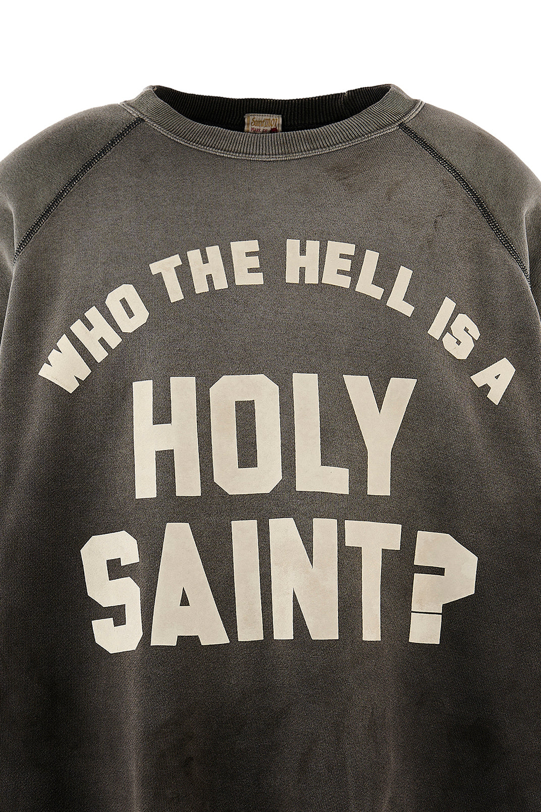 RAGLAN CRW N SWT/HOLY SAINT? / BLK