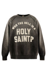 RAGLAN CRW N SWT/HOLY SAINT? / BLK