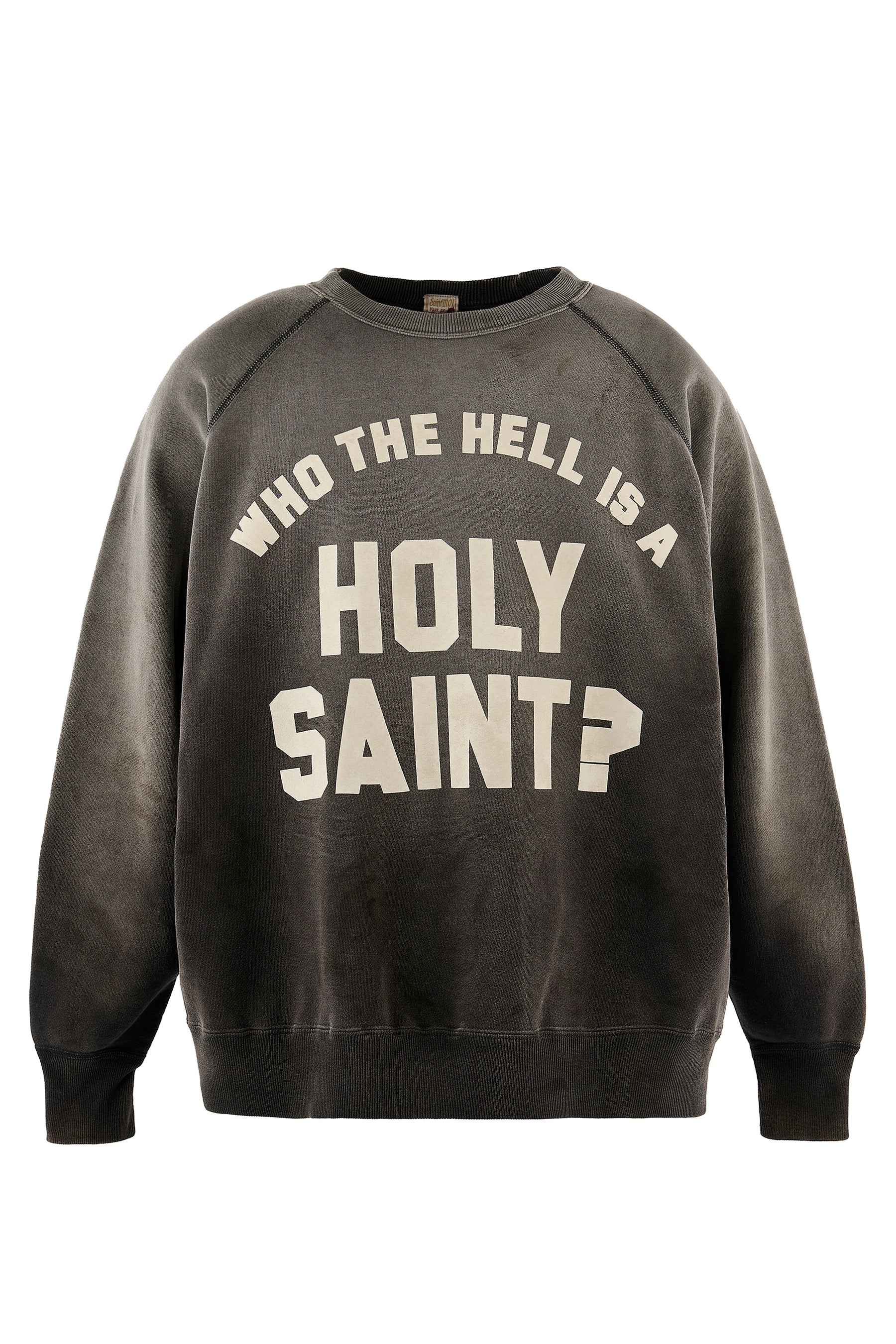 RAGLAN CRW N SWT/HOLY SAINT? / BLK
