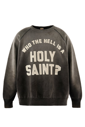 RAGLAN CRW N SWT/HOLY SAINT? / BLK