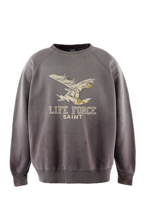 RAGLAN CRW N SWT/LIFE FORCE / NVY