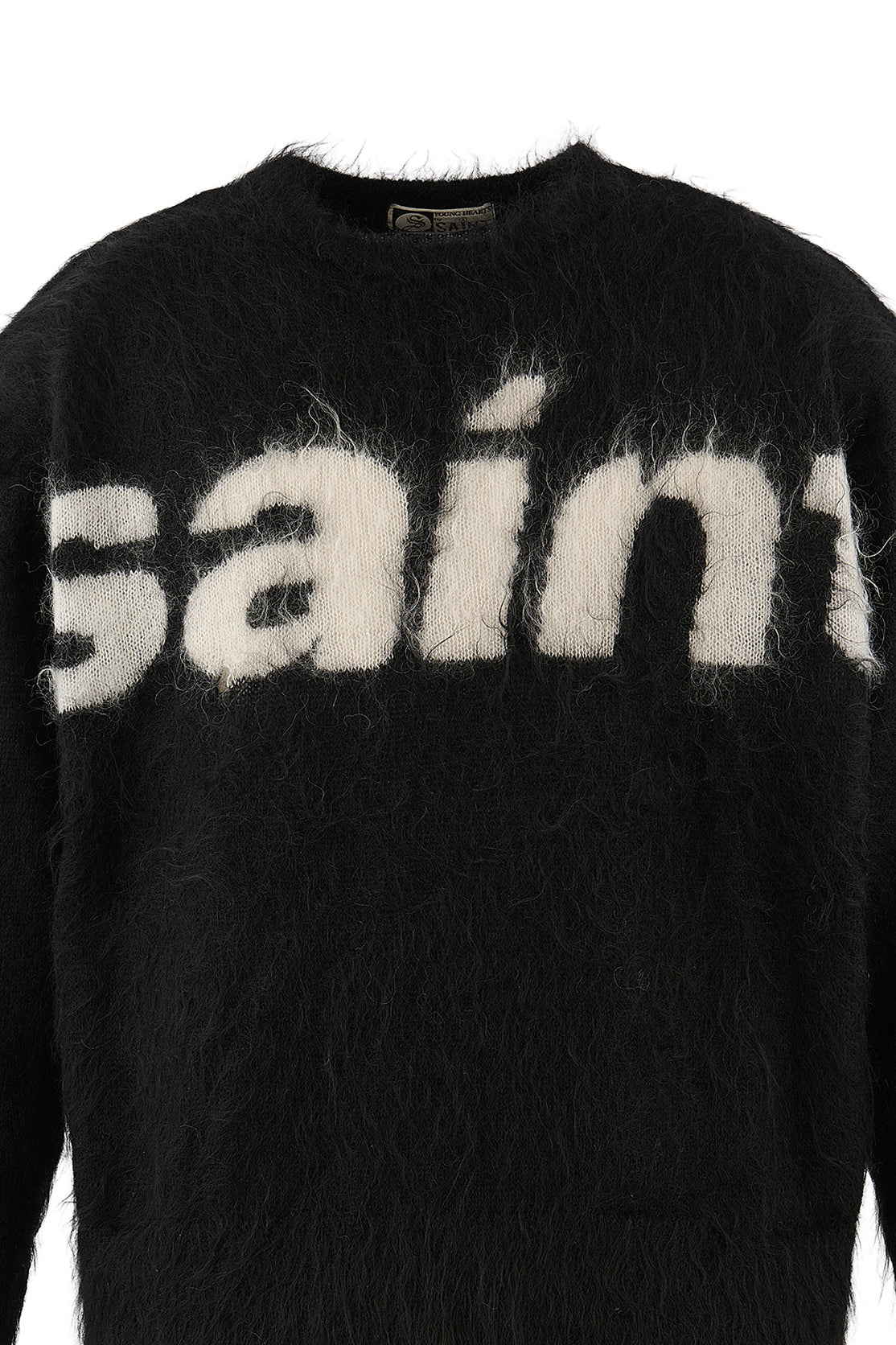 MOHAIR CREW KNIT/SAINT / BLK