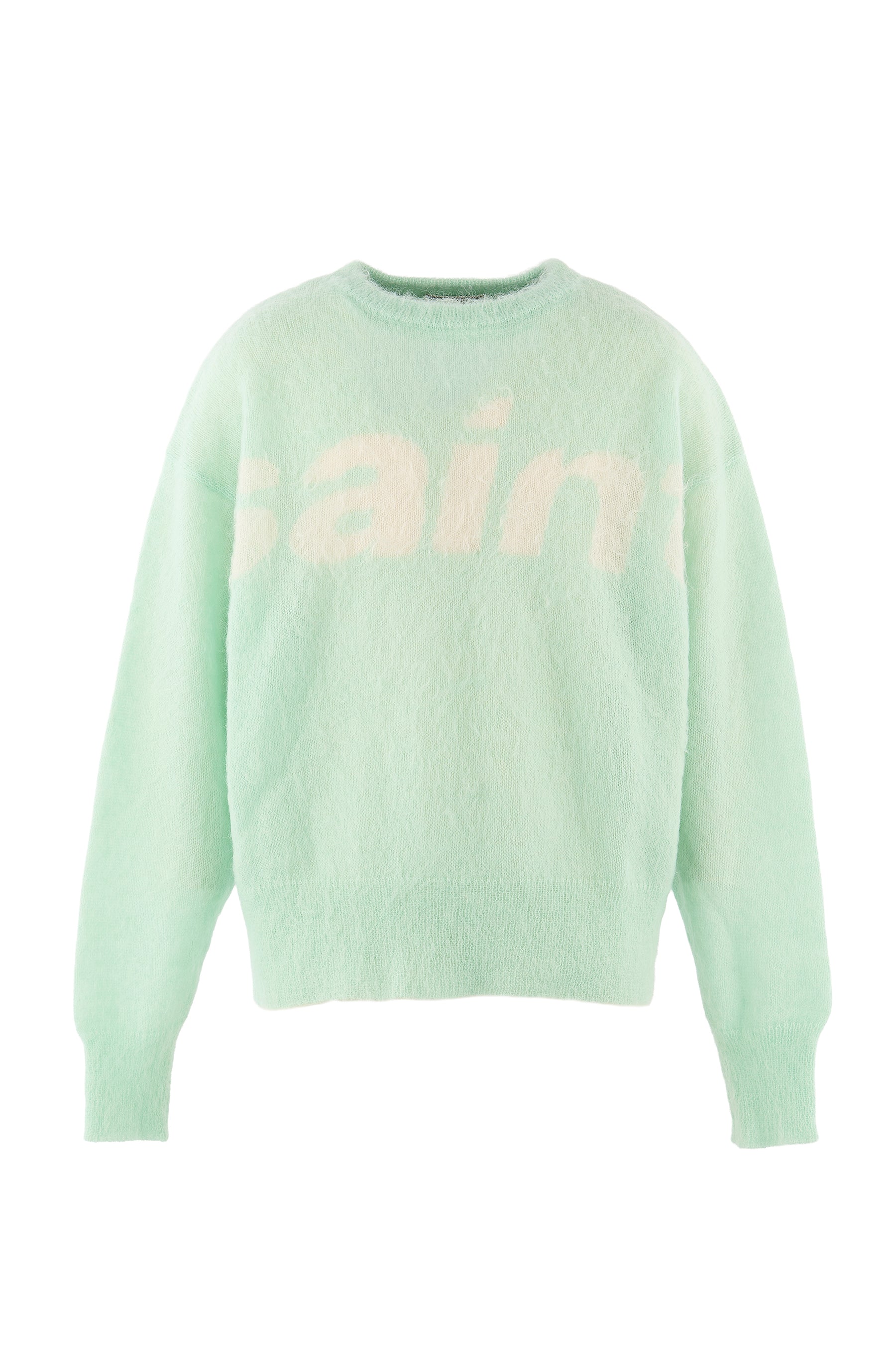MOHAIR CREW KNIT/SAINT / GRN