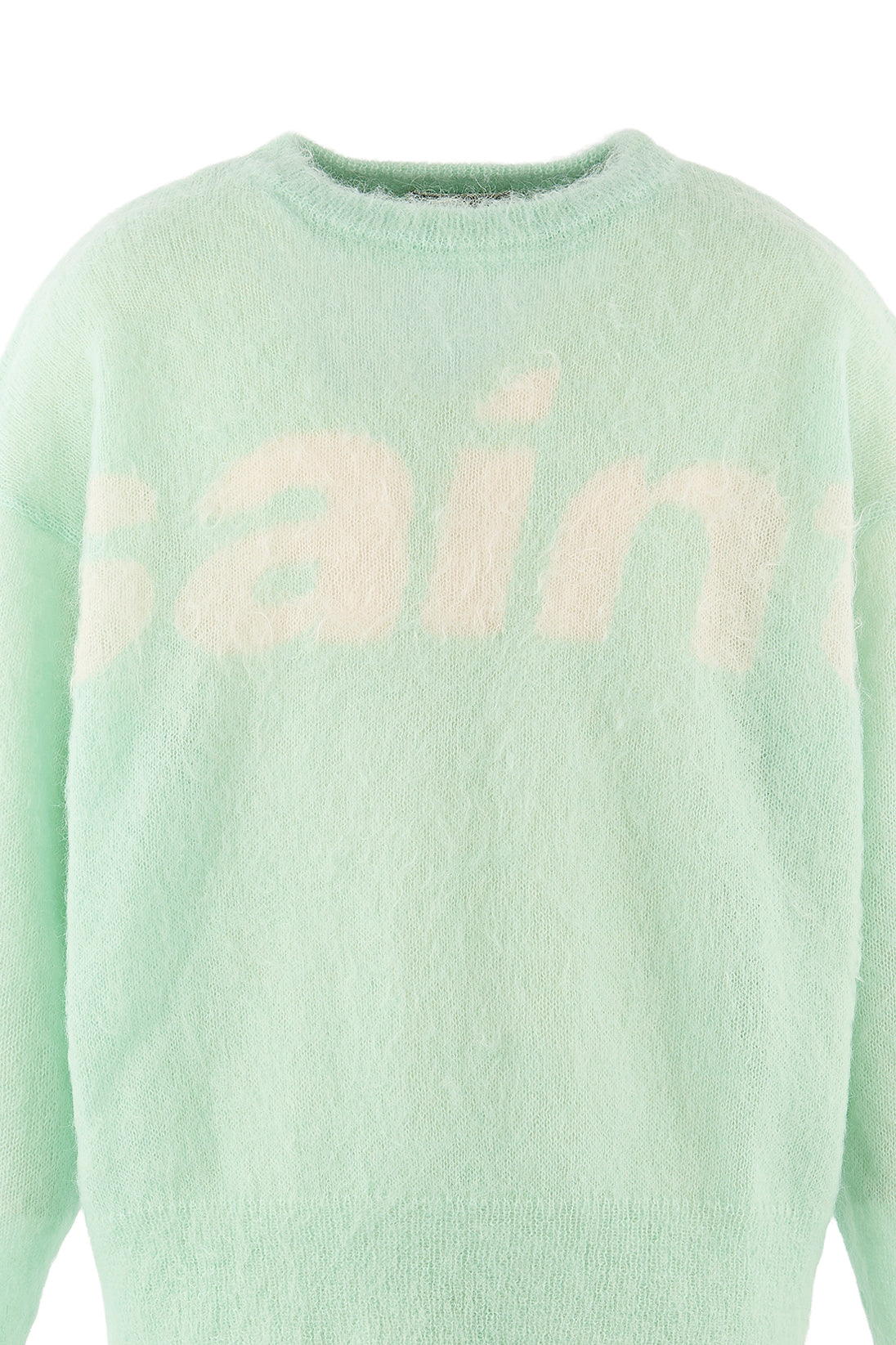MOHAIR CREW KNIT/SAINT / GRN