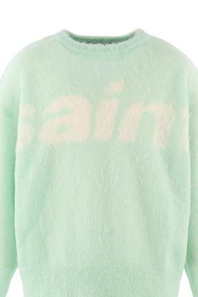 MOHAIR CREW KNIT/SAINT / GRN