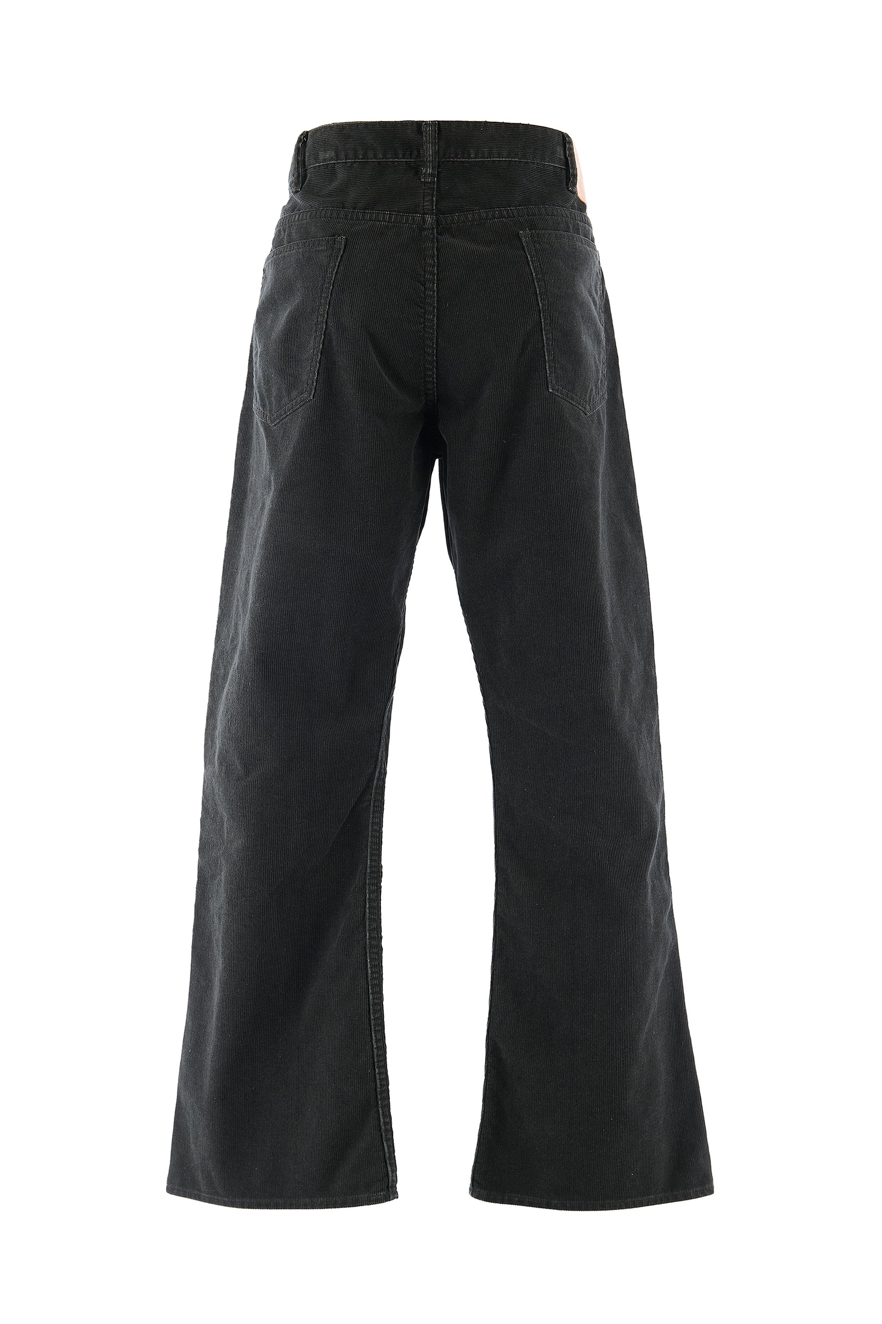 CORDUROY FLARE  PANTS / BLK