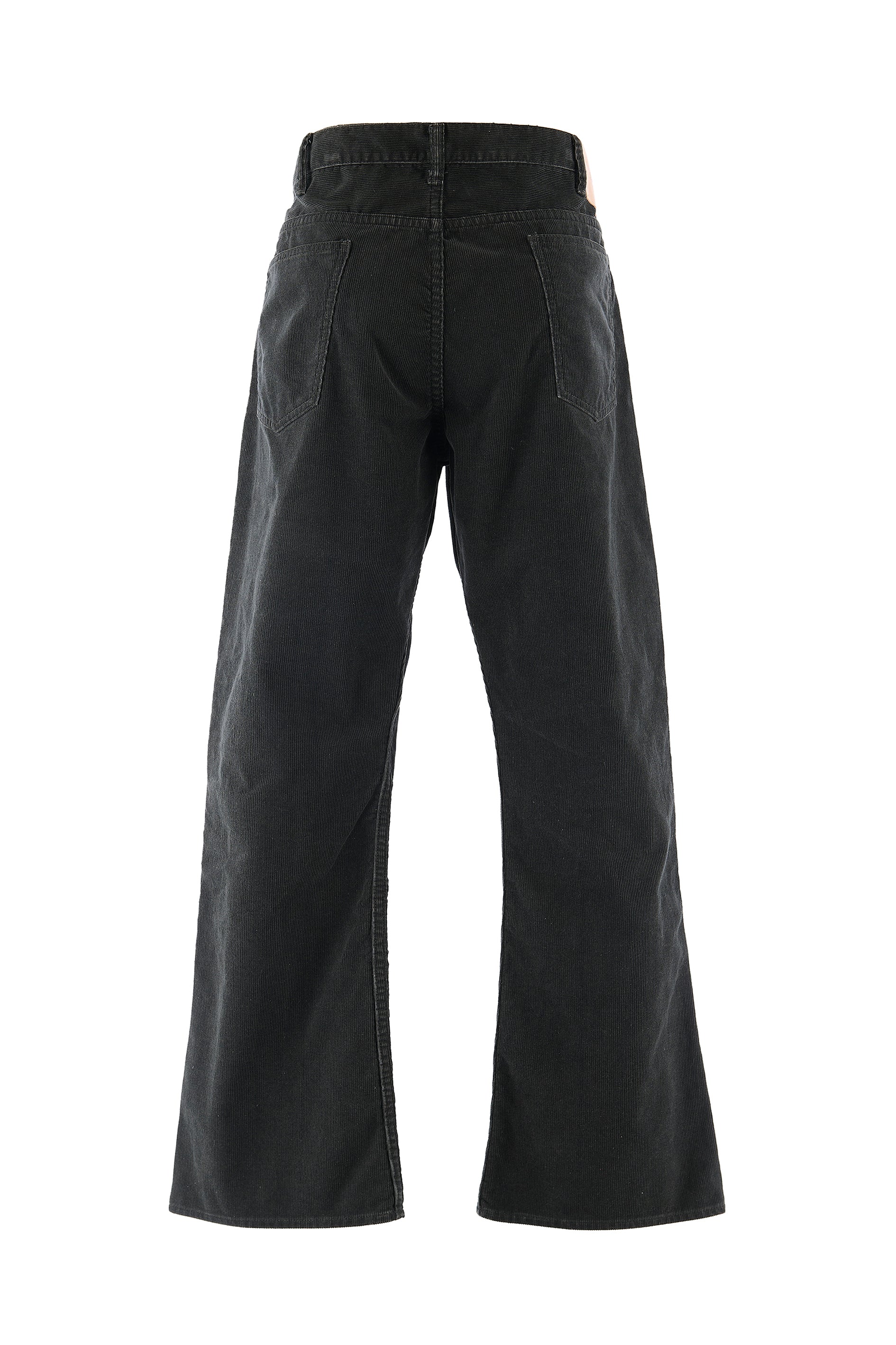CORDUROY FLARE  PANTS / BLK