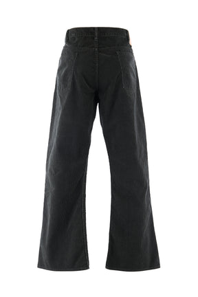 CORDUROY FLARE  PANTS / BLK