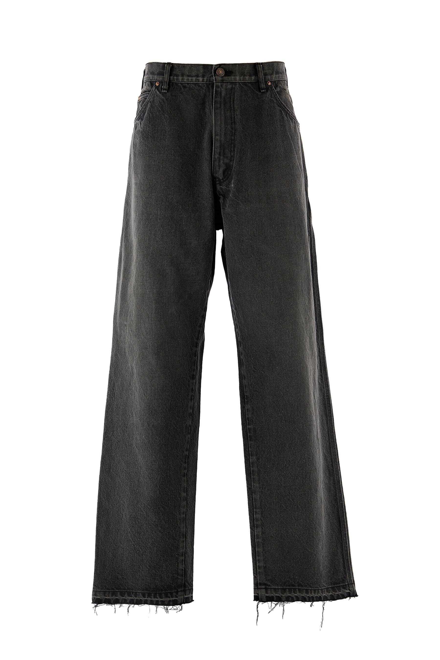 DENIM PAINTER PANTS / BLK