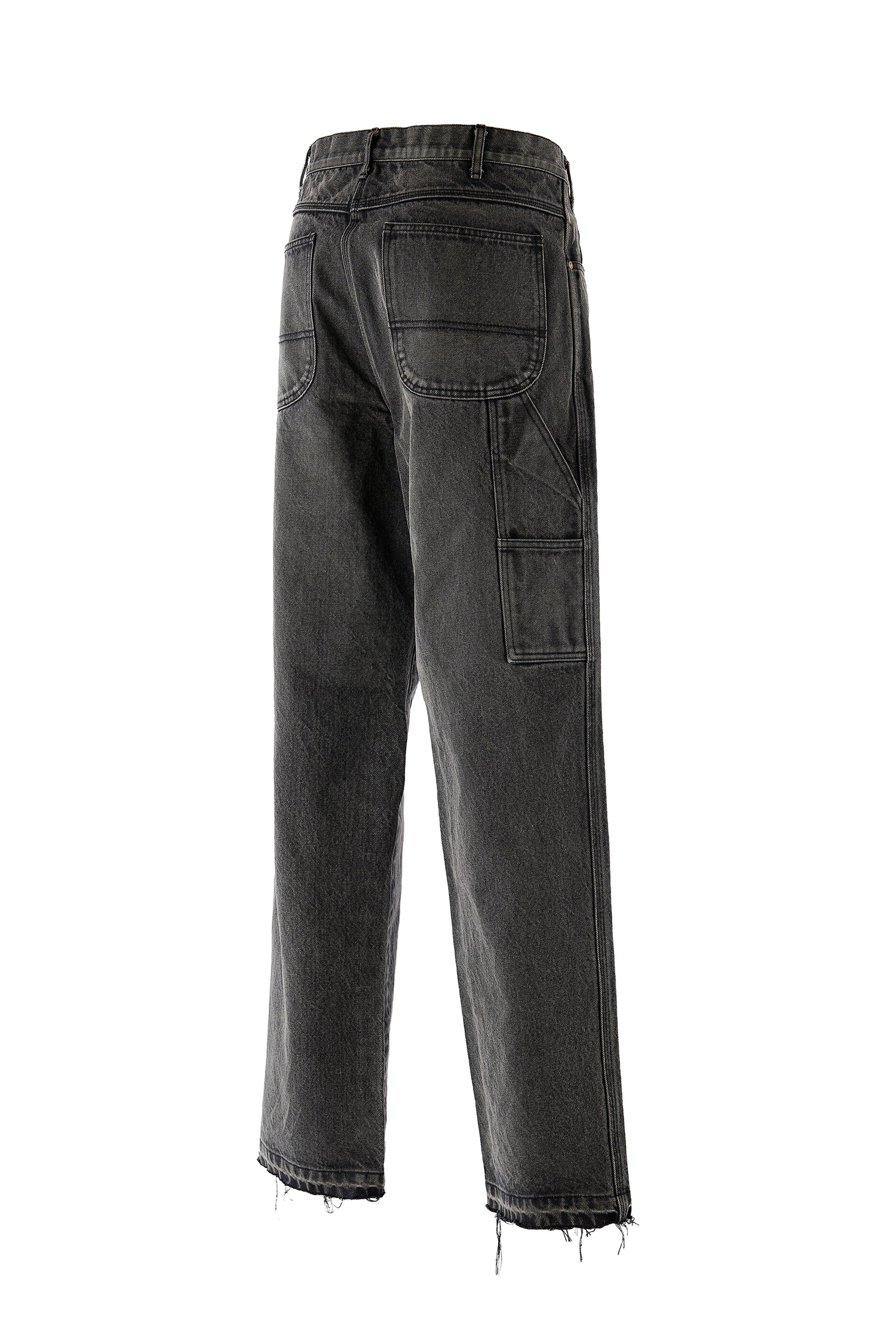 DENIM PAINTER PANTS / BLK