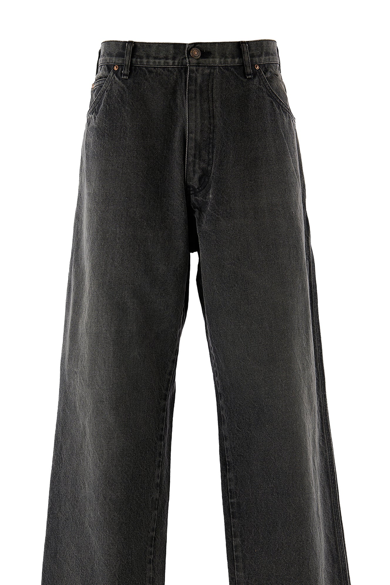 DENIM PAINTER PANTS / BLK