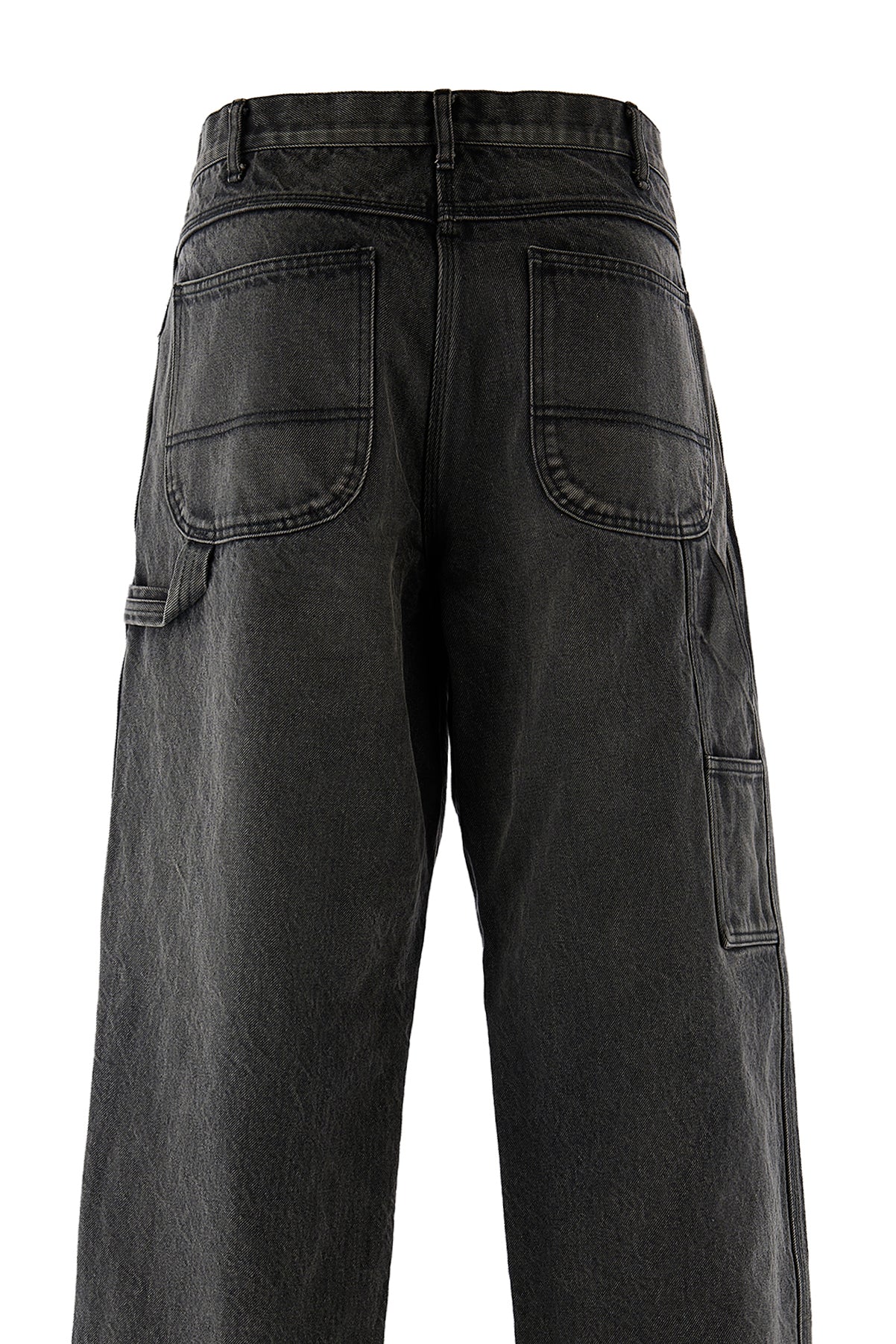 DENIM PAINTER PANTS / BLK