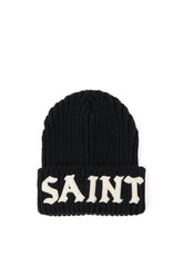 KNIT CAP/SAINT / BLK